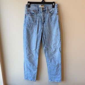 Madewell Classic Straight Blue Denim Jeans